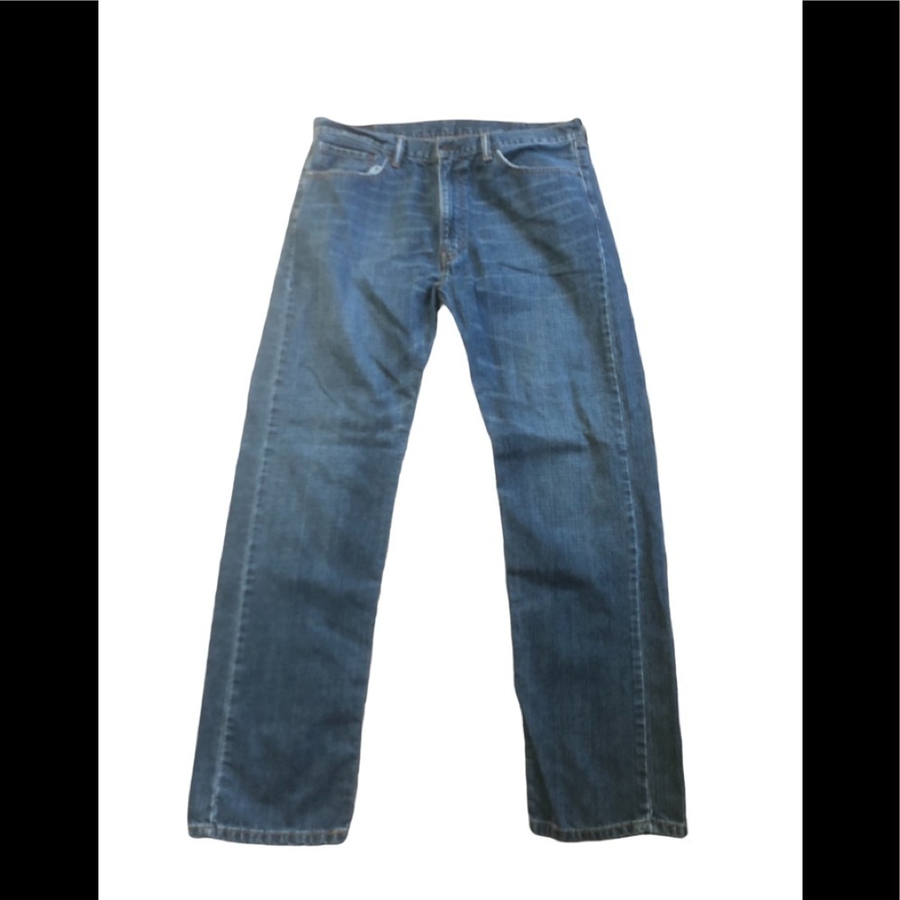 Levi’s 505 Denim Jeans 38X34 Straight Leg Relaxed Med Wash 100% Cotton Original